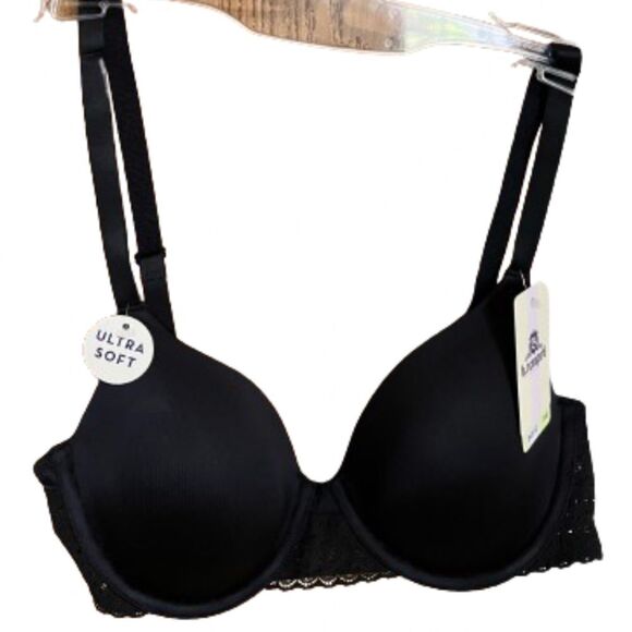 b tempted by Wacoal Women’s Black Ultra Soft Underwire Bra Sz-34B  NWT - Picture 4 of 9